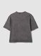 Graues Oversize-T-Shirt aus reiner Baumwolle mit Teddy-Bear-Print_5
