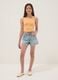 Hellblaue Denim-Shorts aus reiner Baumwolle f&uuml;r M&auml;dchen &ndash; Regular Fit_0