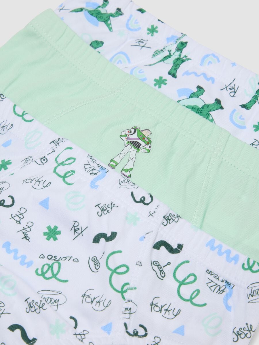 Pack of five multicolour organic cotton Toy Story print briefs_3