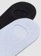 2-pack of black and grey organic cotton no-show socks_2