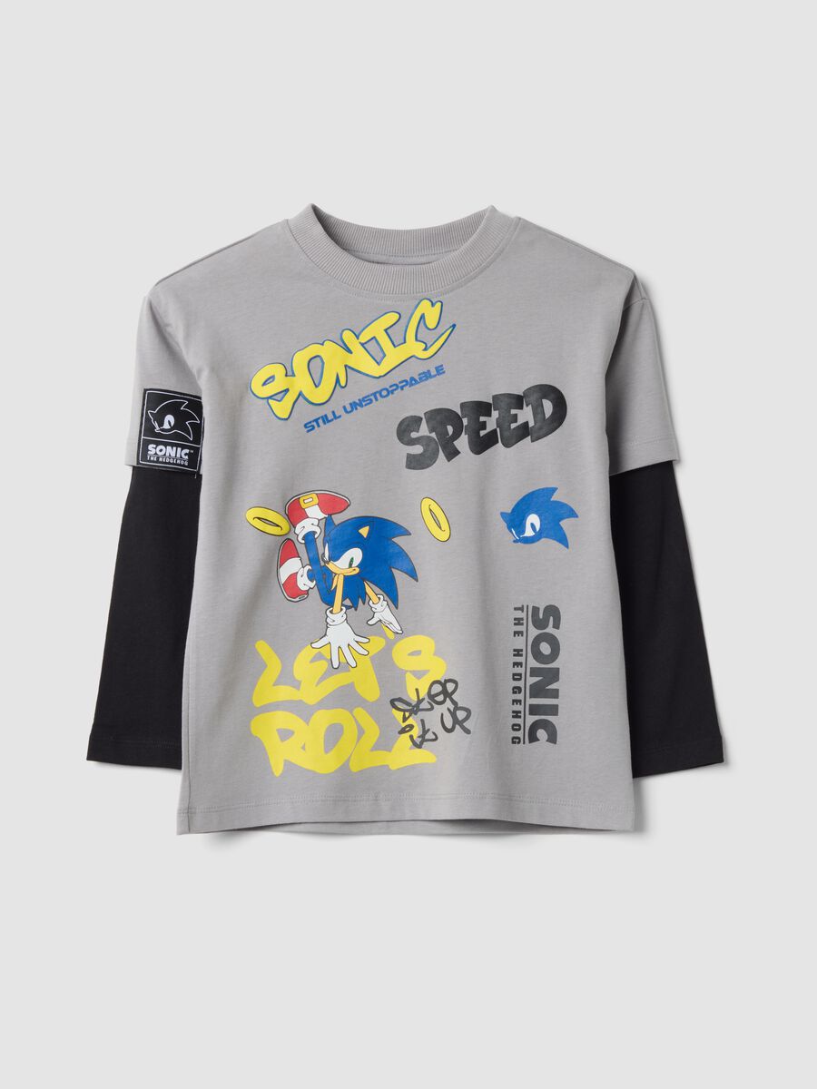 &Gamma;&kappa;&rho;&iota; &mu;&pi;&lambda;&omicron;&upsilon;&zeta;ά&kappa;&iota; &alpha;&pi;ό 100% &beta;&alpha;&mu;&beta;&alpha;&kappa;&epsilon;&rho;ό jersey &mu;&epsilon; &sigma;&tau;ά&mu;&pi;&alpha; Sonic, oversized &epsilon;&phi;&alpha;&rho;&mu;&omicron;&gamma;ή_0