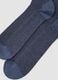 Long denim socks in stretch cotton_1