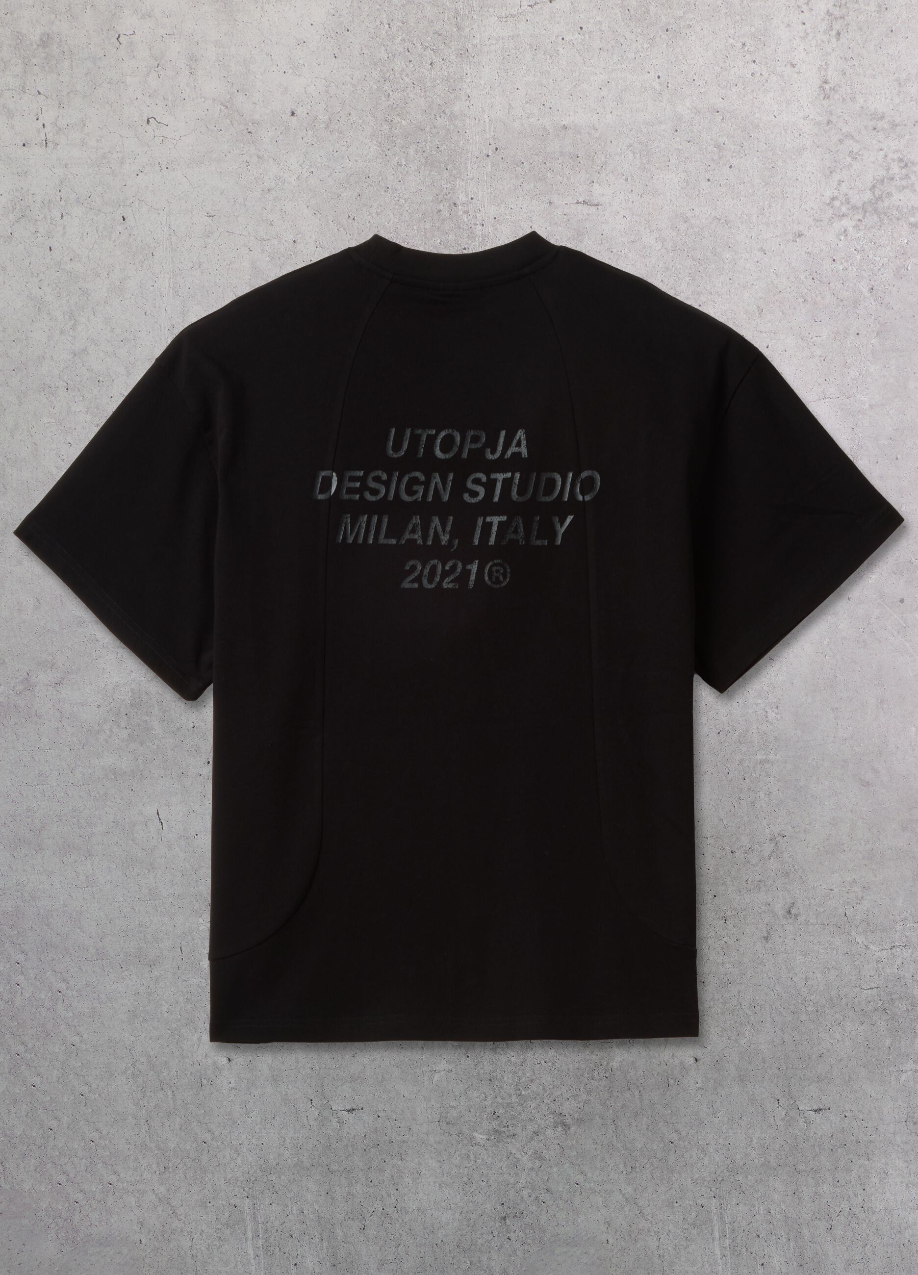Graphic Pocket T-shirt Black