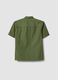 Boys&rsquo; green pure cotton shirt, oversized fit_4