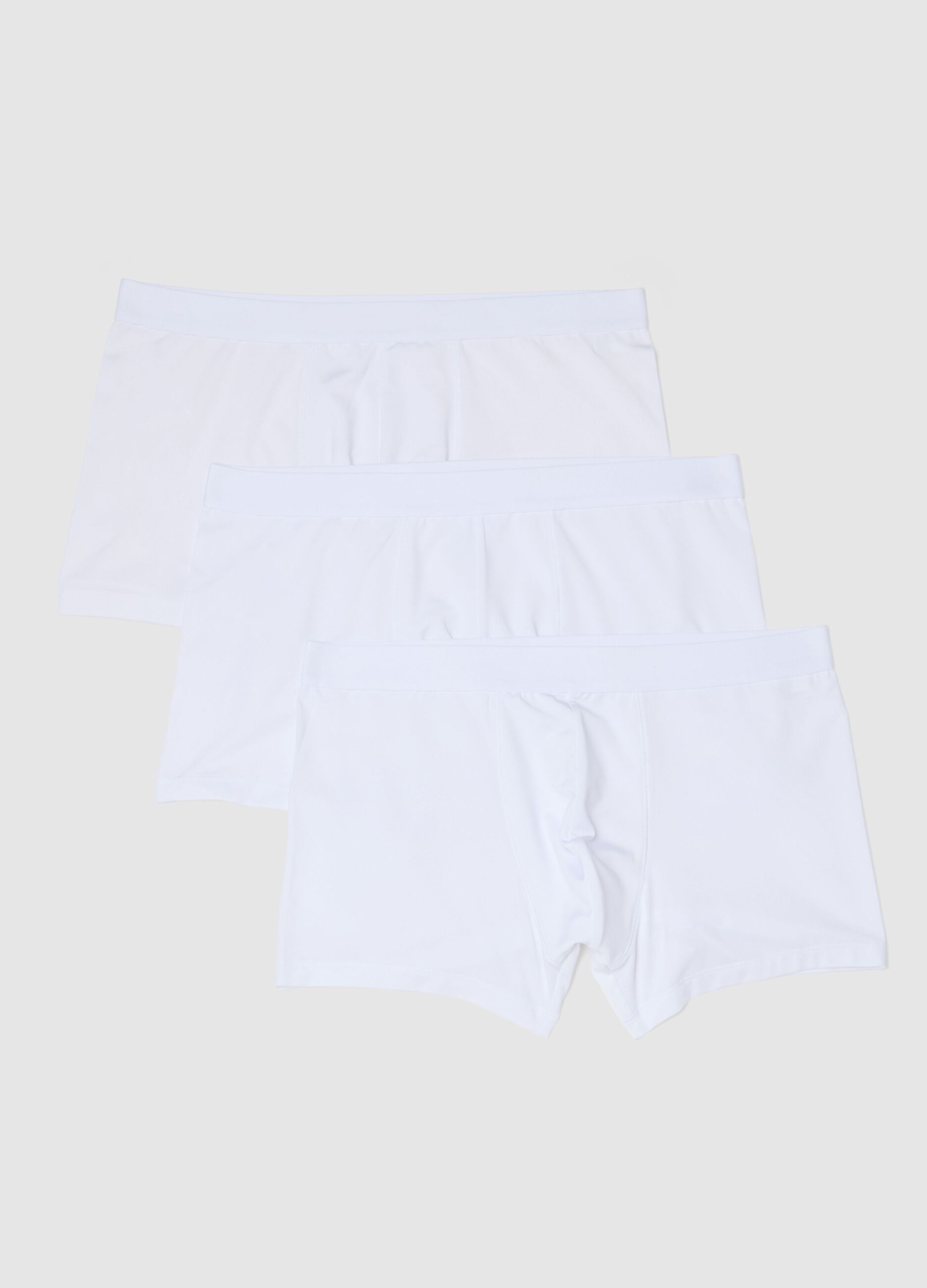 Tripack Regular Fit White Boxers