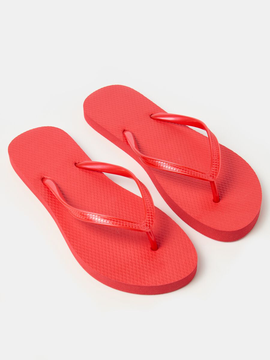 Solid colour thong sandals_2