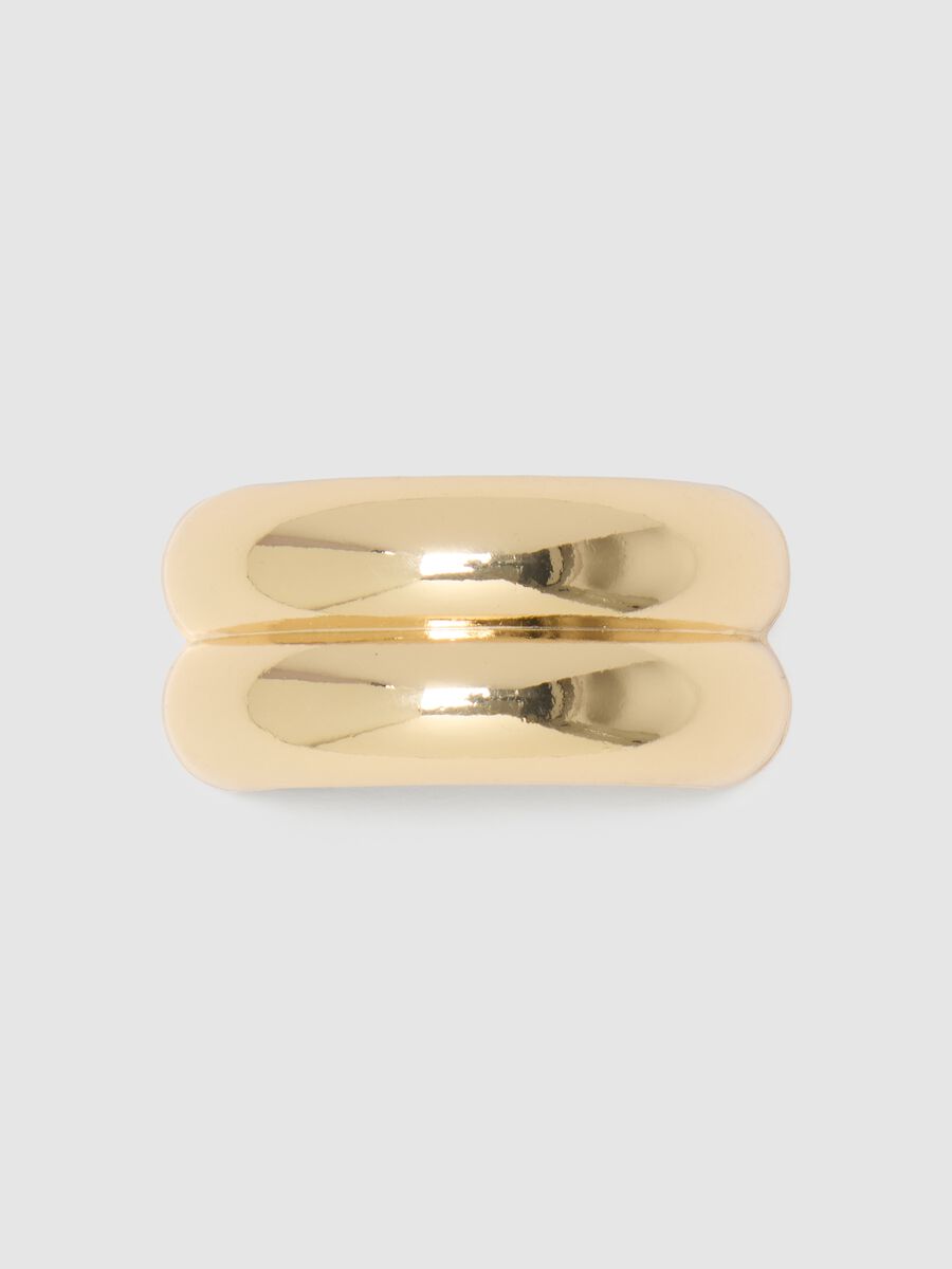Gold-coloured zinc hair clip twin pack_0