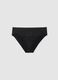 Black stretch fabric briefs with small details_4