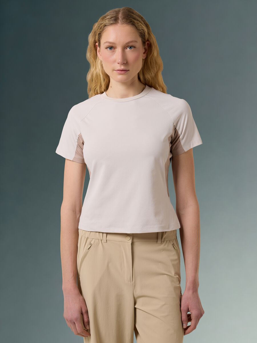 Technical T-shirt with mesh inserts ALTAVIA WITH DEBORAH COMPAGNONI_1