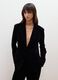 Blazer nero in tessuto elasticizzato_2