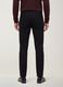 Black pure cotton five-pocket trousers_3