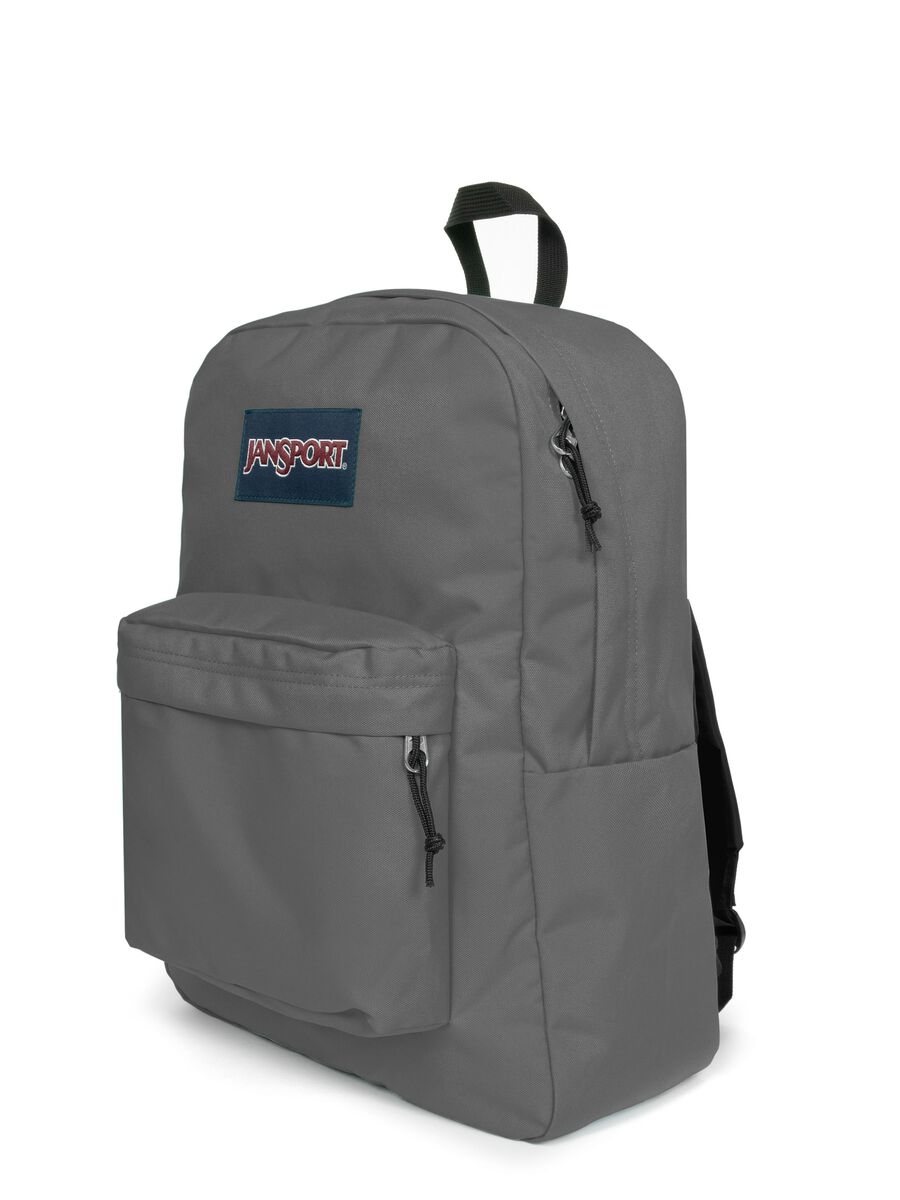 Grey backpack with front pocket_1
