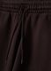 Braune Jogger aus reiner Baumwolle mit elastischem Bund, Oversize-Fit_1