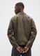 Green jacket in pure cotton_1