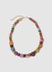 Multicolour wooden necklace with adjustable closure_0