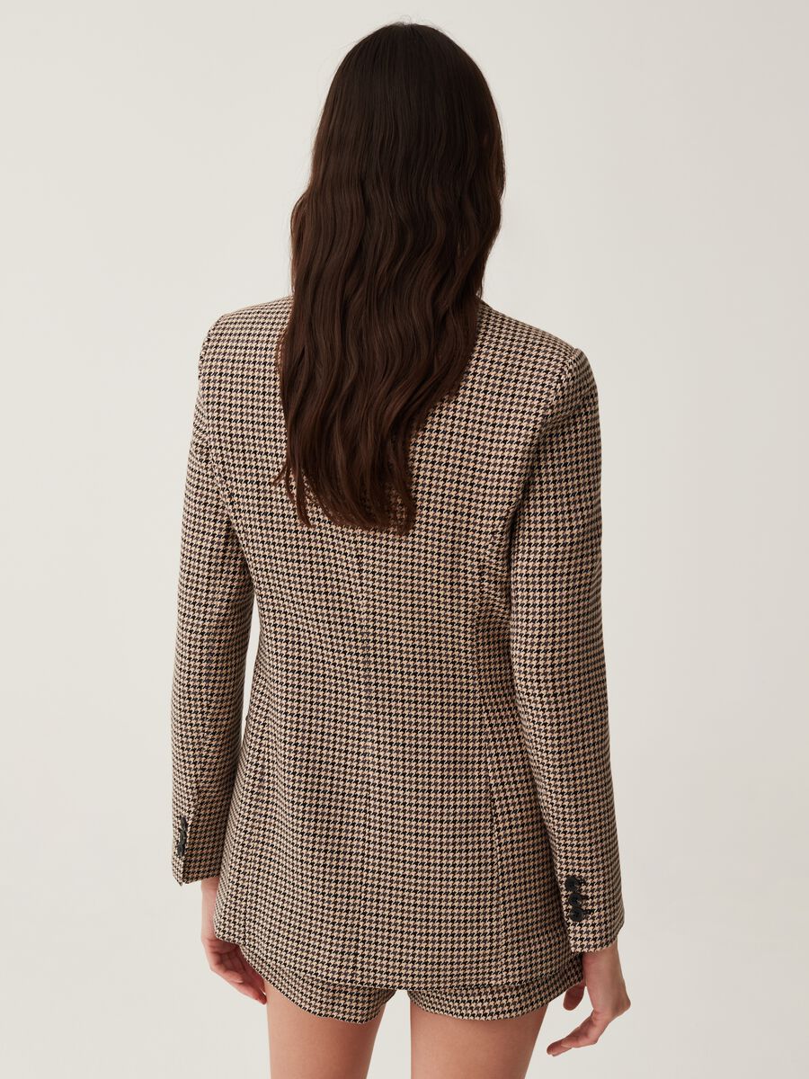 Double-breasted houndstooth blazer_2