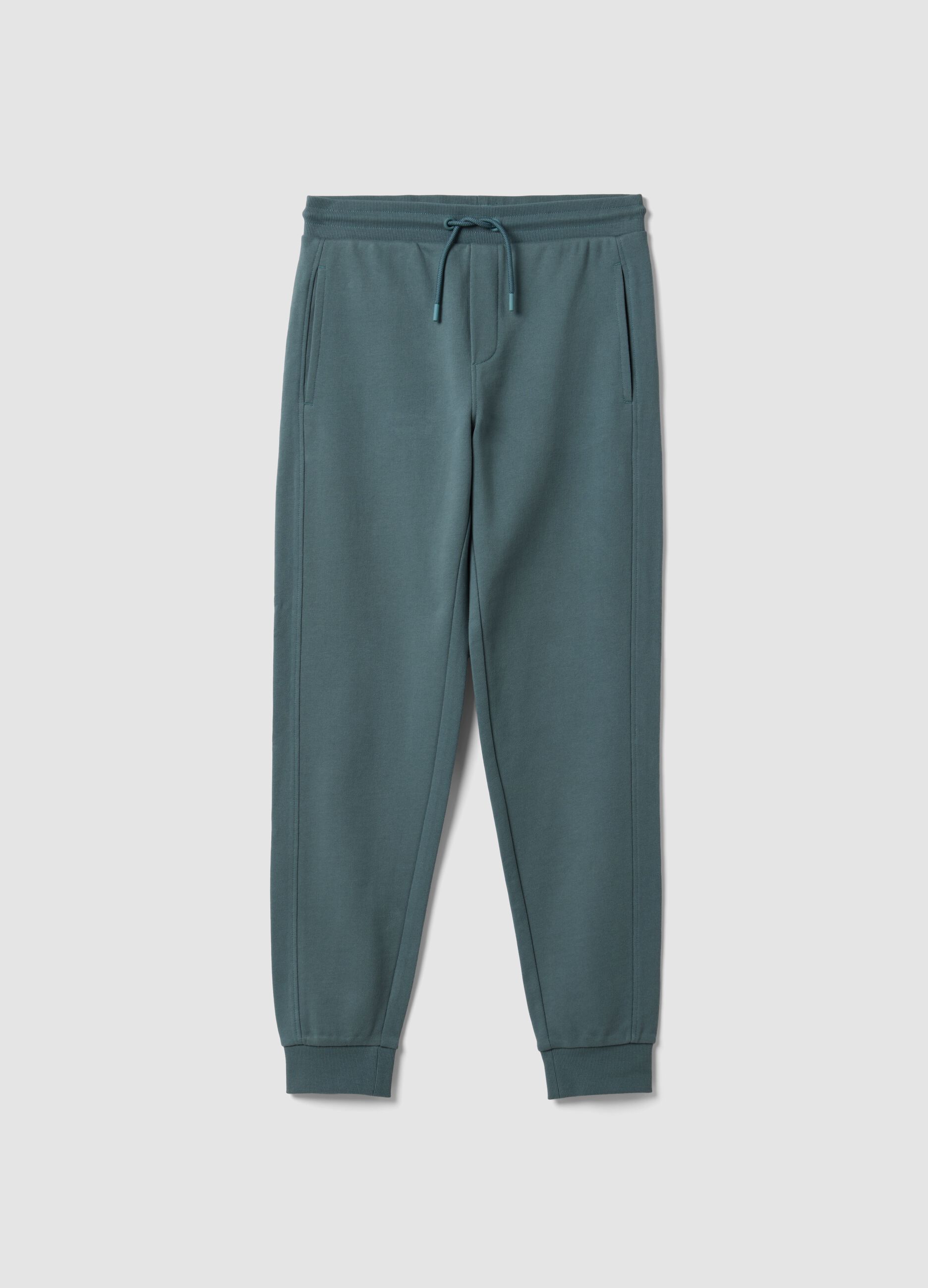 Blaue Jogginghose aus Bio-Baumwolle