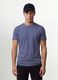 Purple pure cotton regular-fit short-sleeve T-shirt_0