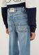 Blue pure cotton boys' jeans with regular fit_2