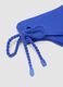 Blue stretch bikini bottoms with tie sides_1