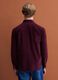 Camicia marrone in puro cotone con due tasche_3