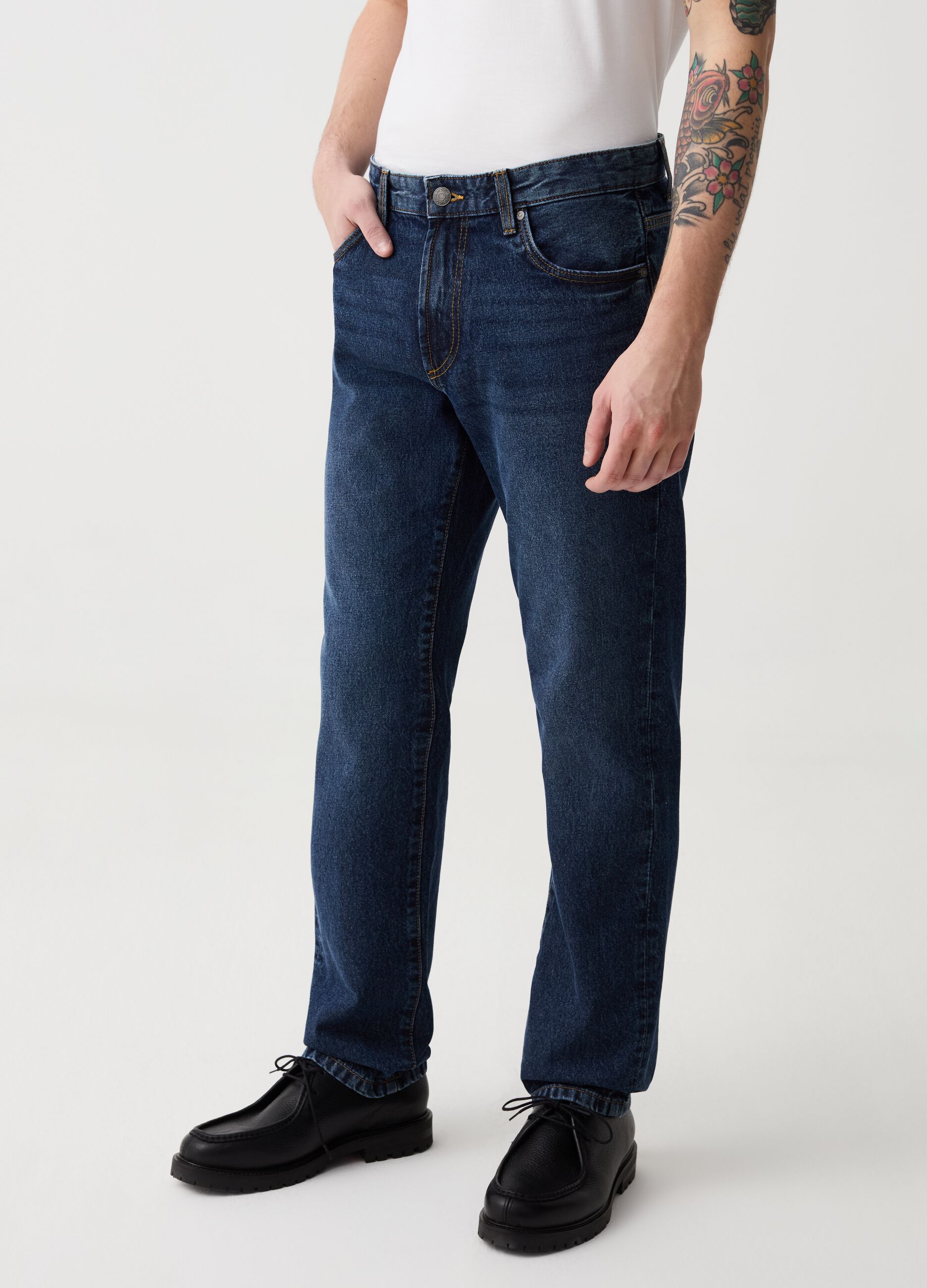 Jeans regular fit cinque tasche