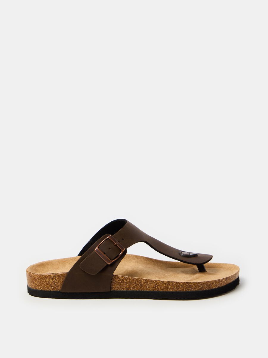 Thong sandals with strap_0