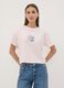 Pink pure cotton Lilo & Stitch print T-shirt, regular fit_0