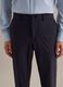Blue regular fit formal trousers_3