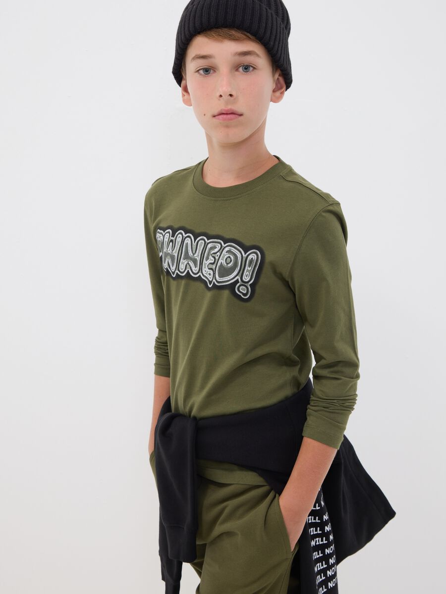 &Pi;&rho;ά&sigma;&iota;&nu;&omicron; T-shirt &alpha;&pi;ό 100% &omicron;&rho;&gamma;&alpha;&nu;&iota;&kappa;ό &beta;&alpha;&mu;&beta;ά&kappa;&iota; &mu;&epsilon; &sigma;&tau;ά&mu;&pi;&alpha; &gamma;&iota;&alpha; &alpha;&gamma;ό&rho;&iota;_0
