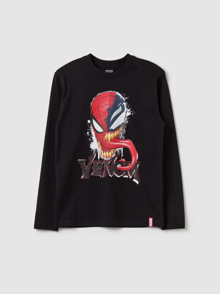 Long-sleeved T-shirt with Venom print_3