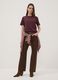 Purple pure cotton relaxed-fit T-shirt_1