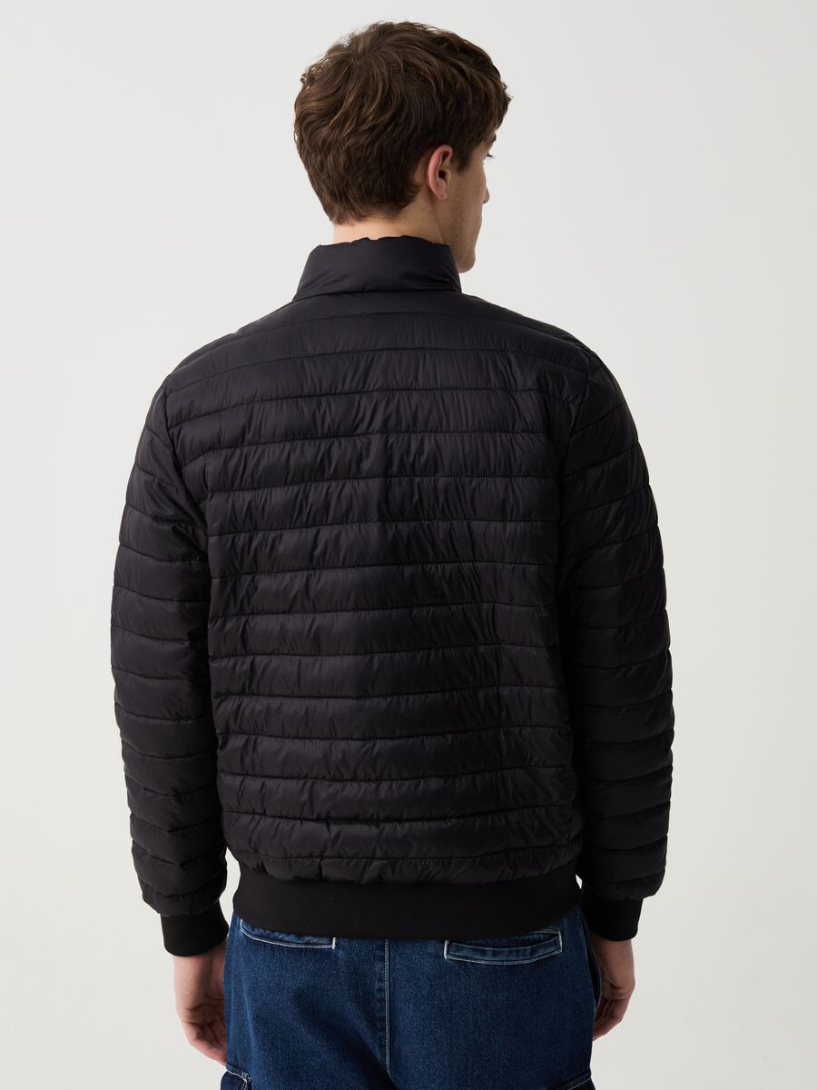 Ultralight quilted down jacket with high neck_3