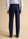 Blue slim-fit stretch formal trousers_3