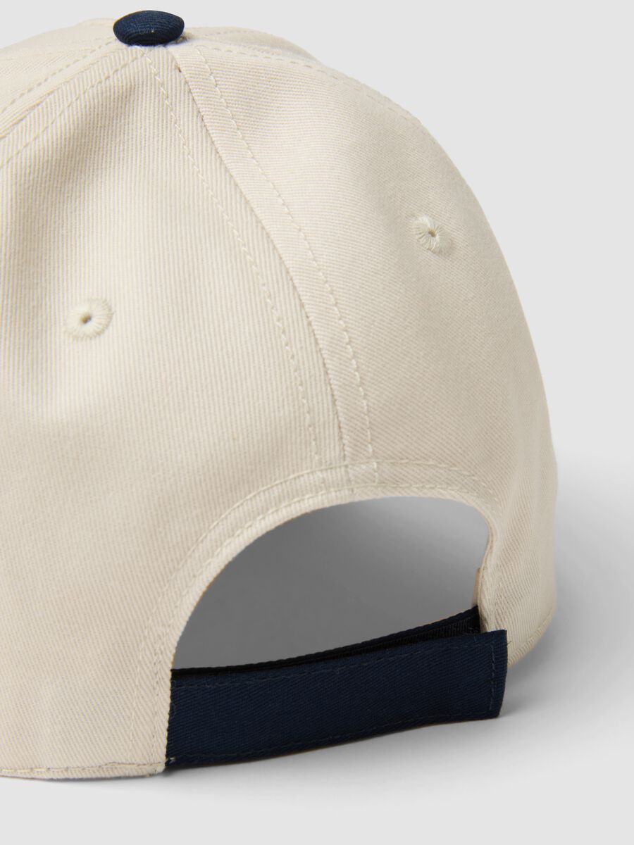 Multicoloured pure cotton child's baseball cap with embroidery_1