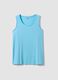 Light Blue Pure Cotton Vest Top_4