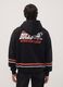 Black cotton-blend hoodie with Anaheim Ducks print_3