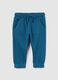 Children's blue cotton trousers regular fit_0