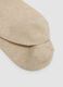 Calzini beige in cotone organico_1