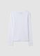 White long-sleeved pure cotton T-shirt_6