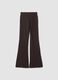 Braune Schlagleggings aus Stretchmaterial_2