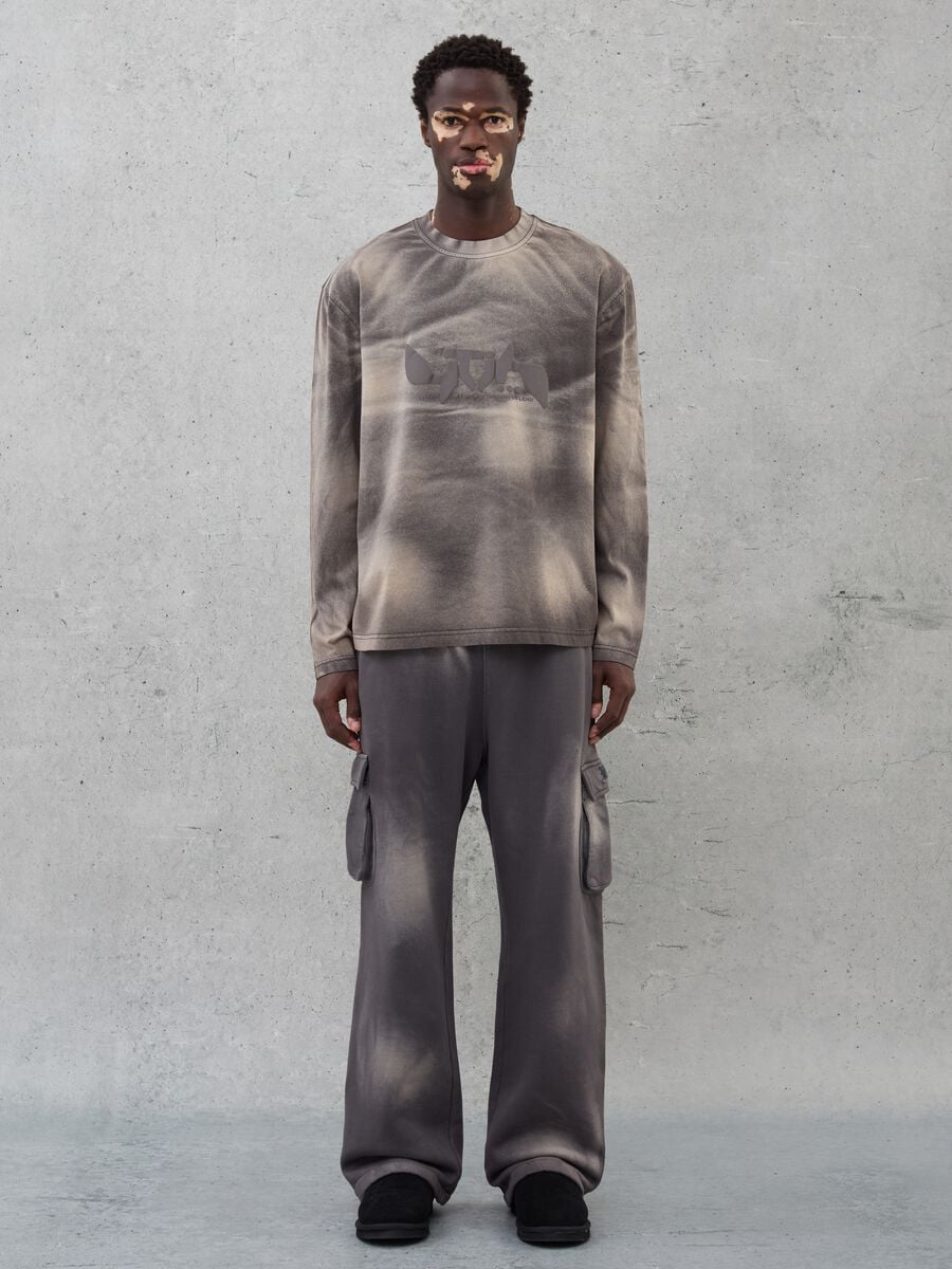 Cargo Sweatpants Vintage Grey & Sand dye_0