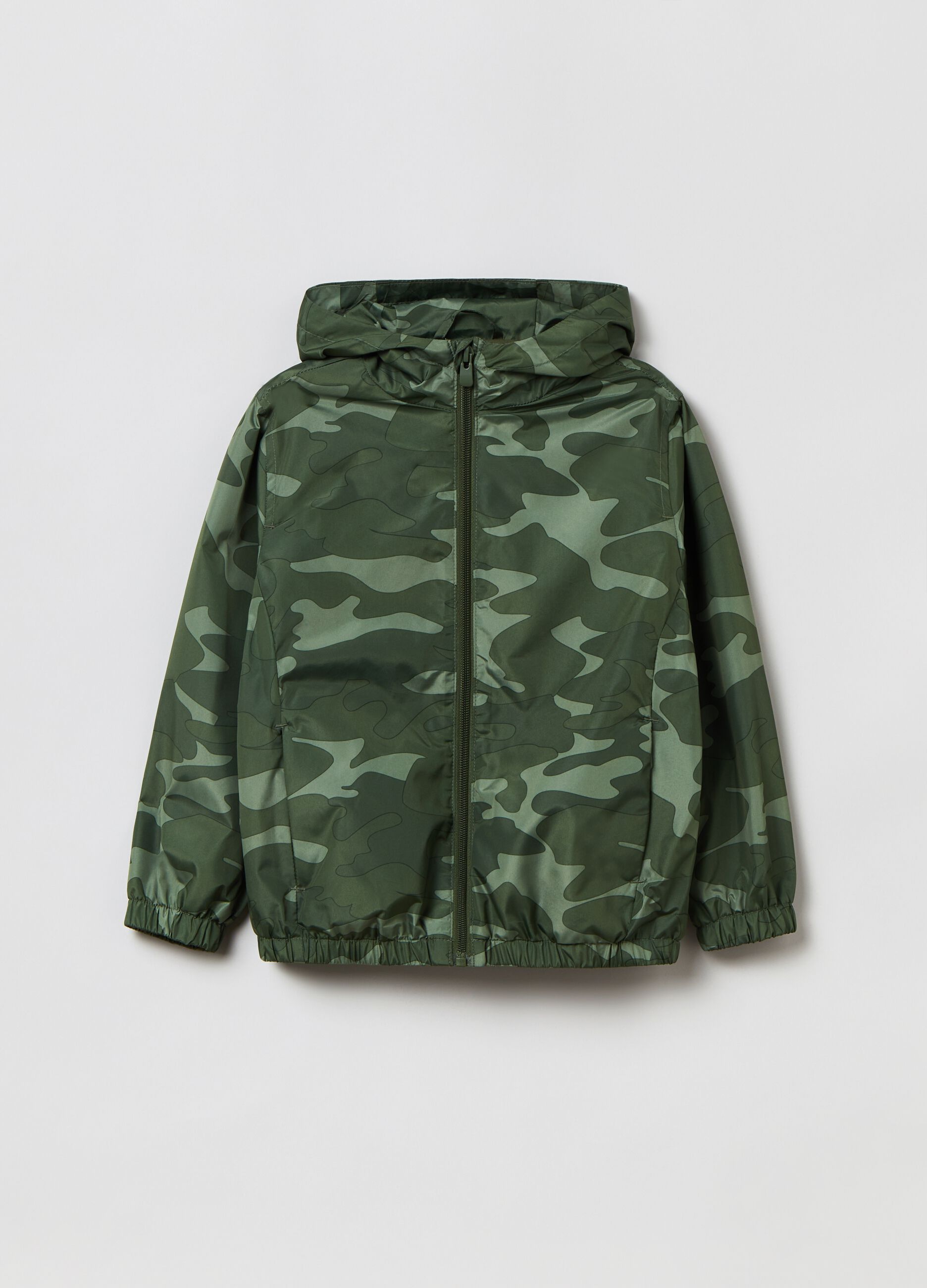 Camouflage waterproof jacket