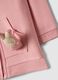 Sweatshirt rosa de algod&atilde;o para beb&eacute; regular fit com brinquedo_2