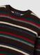 Maglia multicolor girocollo in lana e alpaca elasticizzato_1