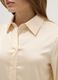 Beige long sleeve satin shirt regular fit_3