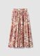Multicoloured pure cotton maxi skirt_4