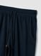 Blaue Pyjamahose aus Bio-Baumwolle mit Kordelzug_6