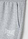 Grey cotton blend joggers regular fit with Everlast logo_1