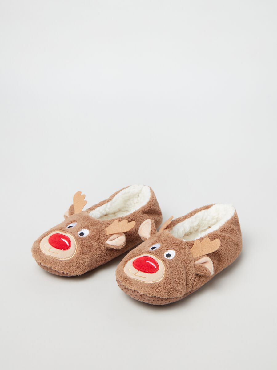 Ballerina slippers with Rudolph the red nosed reindeer_1